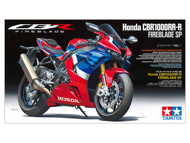 14138 Tamiya 1/12 Scale Model Bike Kit Honda CBR1000R-R Fireblade SP MotoGP Racing Bike (Copy)