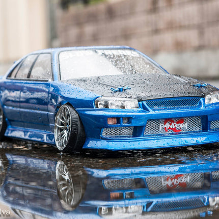 Pandora RC 1/10 Drift Car Body Set Nissan Skyline R34 4 door Seden PAB-3145 JDM D1GP Tokyo Drift Nismo