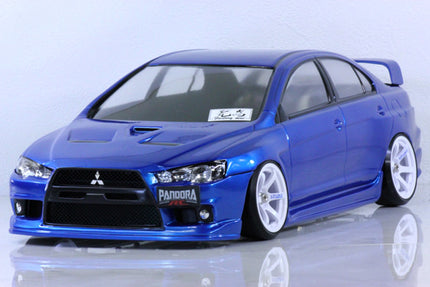 Pandora RC 1/10 Drift Car Body Set Mitsubishi Lancer Evollution X PAB-3157 JDM D1GP Tokyo Drift