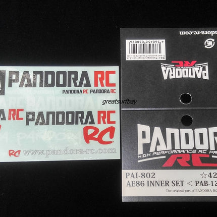 Pandora RC 1/10 Drift Car Body Set Toyota AE86 Inner Set PAI-802 for PAB1-20 JDM D1GP Tokyo Drift TRD