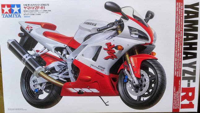14073 Tamiya 1/12 Scale Model Bike Kit Yamaha YZF-R1 MotoGP Racing Bike
