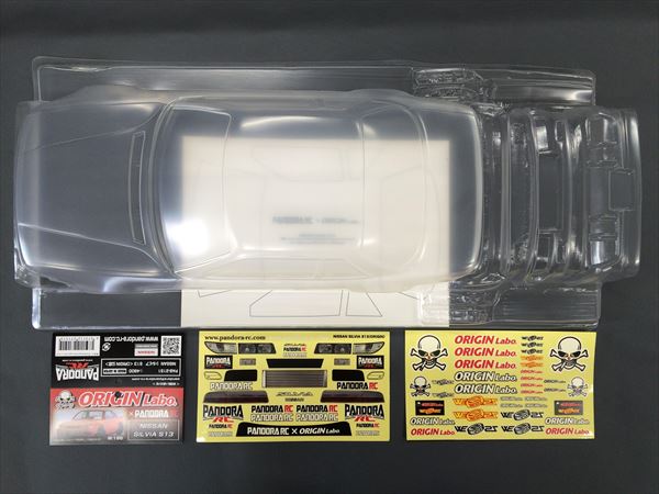 Pandora RC 1/10 Drift Car Body Set Nissan S13 Silvia Origin Labo PAB-3151 JDM D1GP Tokyo Drift Nismo