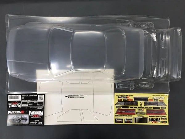 Pandora RC 1/10 Drift Car Body Set Toyota Soarer PAB-3153 JDM D1GP TRD GAZO Tokyo Drift