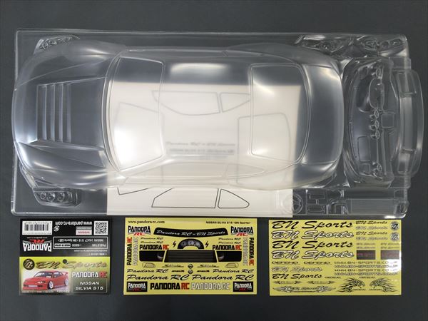 Pandora RC 1/10 Drift Car Body Set Nissan Silvia S15 BN Sport PAB-2185 JDM D1GP Tokyo Drift Nismo