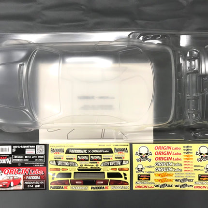 Pandora RC 1/10 Drift Car Body Set Nissan Silvia S14 Silvia Early Origin Labo PAB-3192 JDM D1GP Tokyo Drift Nismo