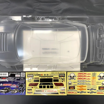 Pandora RC 1/10 Drift Car Body Set Nissan 180SX Fujin Wind God Origin Labo PAB-3194 JDM D1GP Tokyo Drift Nismo 180SX Silvia