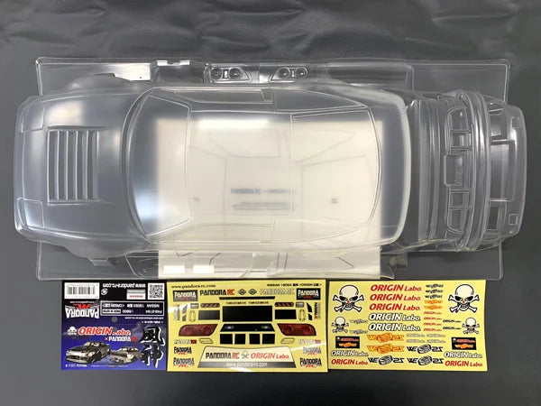 Pandora RC 1/10 Drift Car Body Set Nissan 180SX Fujin Wind God Origin Labo PAB-3194 JDM D1GP Tokyo Drift Nismo 180SX Silvia