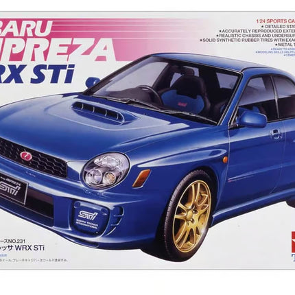 24231 Tamiya 1/24 Scale Model Car Kit Subaru Impreza WRX STI