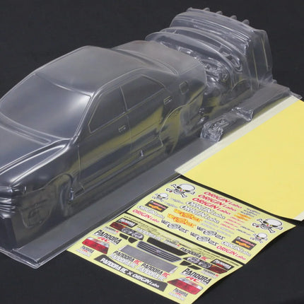 Pandora RC 1/10 Drift Car Body Set Toyota Chaser Origin Labo JZX100 4 door Seden PAB-2156 JDM D1GP Tokyo Drift TRD