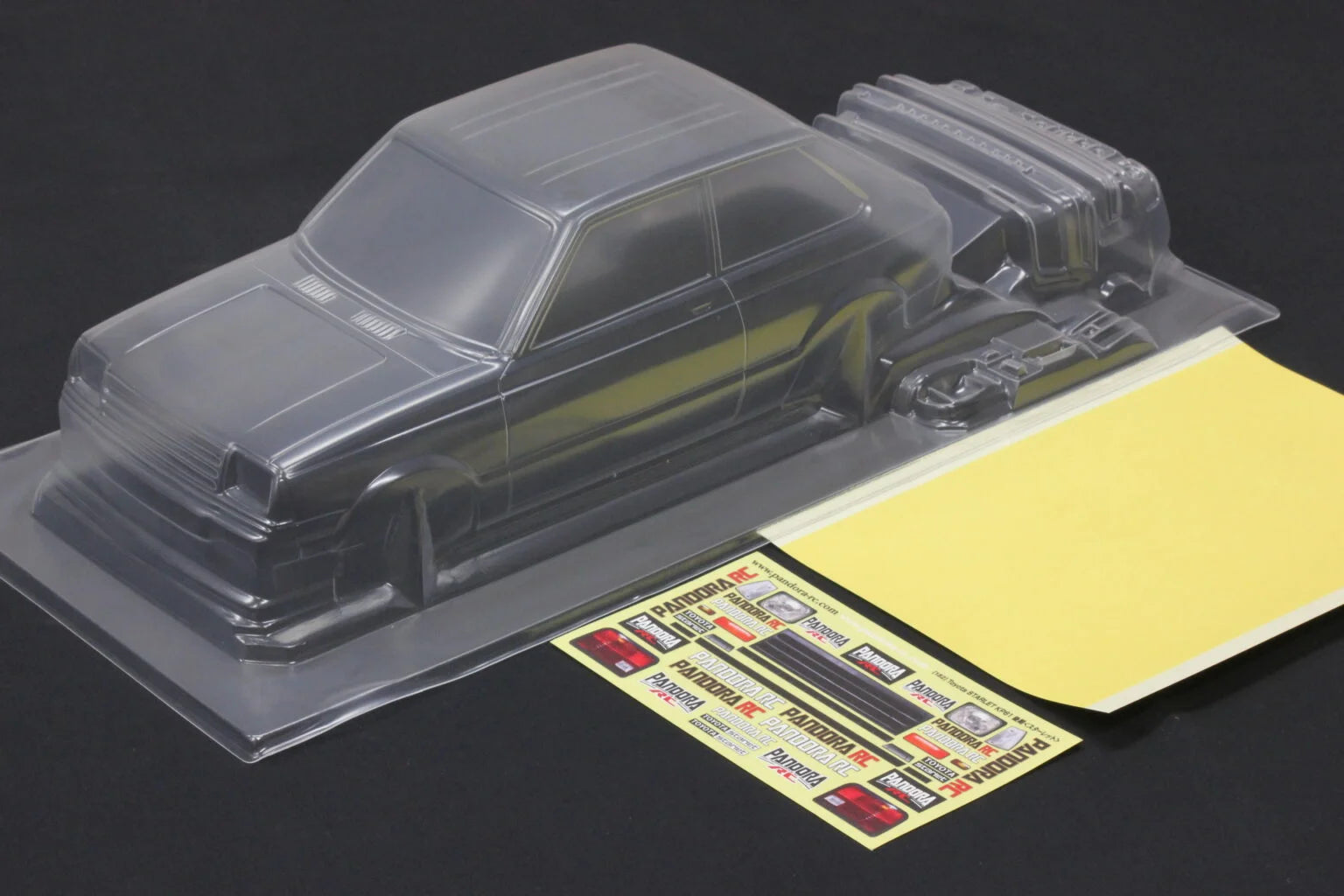 Pandora RC 1/10 Drift Car Body Set Toyota Starlet KP61 Late PAB-3182 JDM D1GP Tokyo Drift TRD