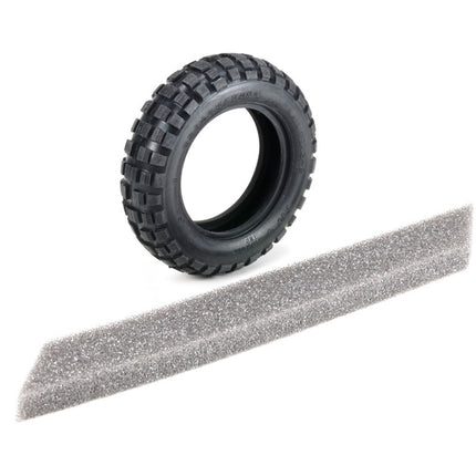 Tamiya 1/10 RC Car Part T3-01 Caramel Block Tire Set Tamiya 54836 for Dancing Rider