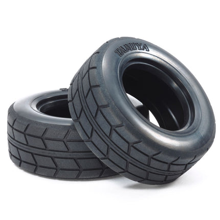 Tamiya 1/10 RC Car Part On Road Racing Truck Tire Set Tamiya 51589 RC Trucks Tires TT-01E TT-02
