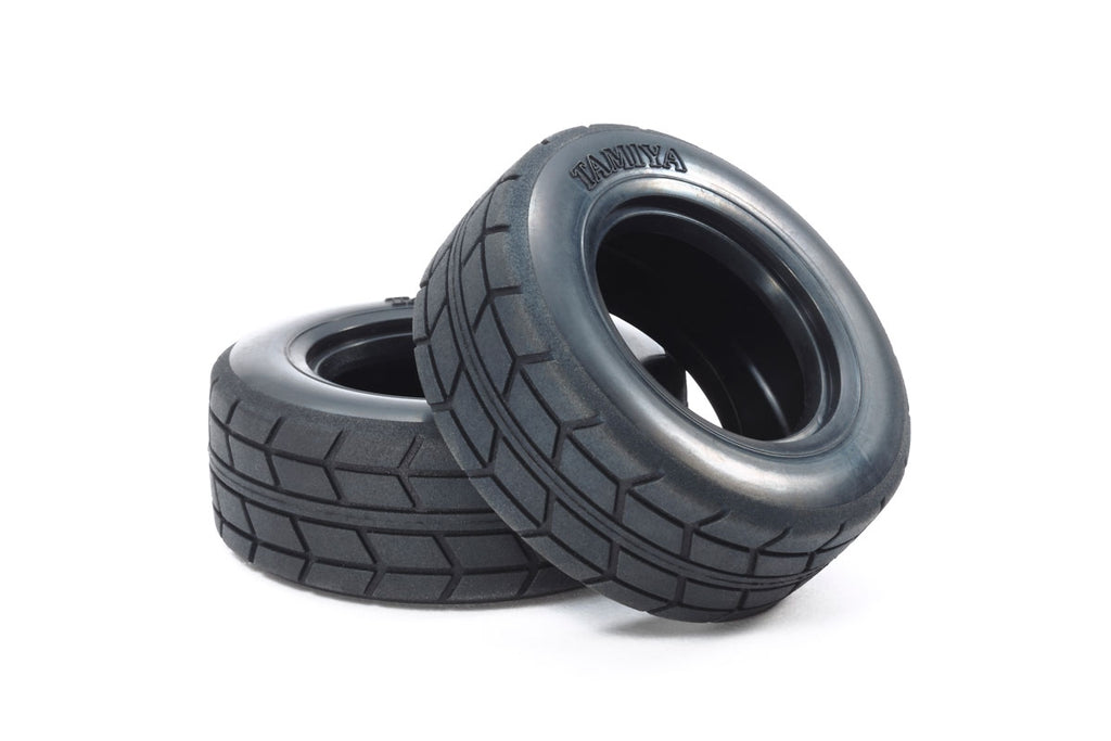 Tamiya 1/10 RC Car Part On Road Racing Truck Tire Set Tamiya 51589 RC Trucks Tires TT-01E TT-02