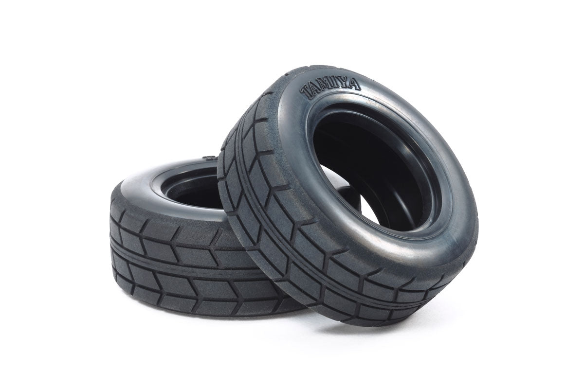 Tamiya 1/10 RC Car Part On Road Racing Truck Tire Set Tamiya 51589 RC Trucks Tires TT-01E TT-02