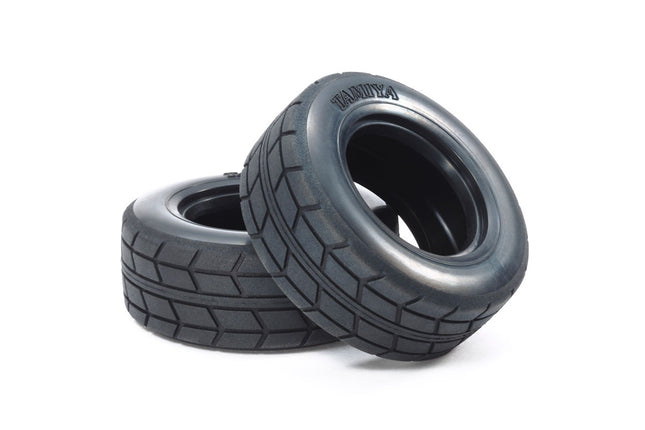 Tamiya 1/10 RC Car Part On Road Racing Truck Tire Set Tamiya 51589 RC Trucks Tires TT-01E TT-02