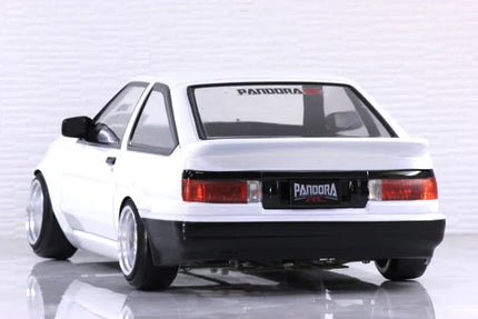 Pandora RC 1/10 Drift Car Body Set Toyota AE86 Sprinter Trueno 3 door Hachiroku PAB-3178 JDM D1GP Tokyo Drift TRD