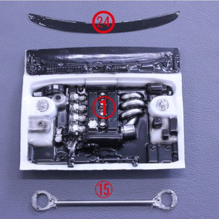 Pandora RC 1/10 Drift Car Body Set Toyota AE86 Inner Set PAI-802 for PAB1-20 JDM D1GP Tokyo Drift TRD