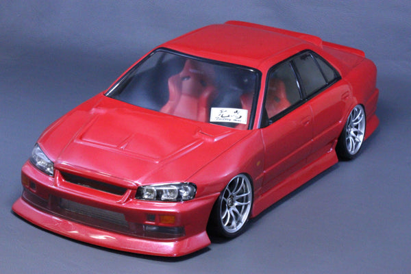 Pandora RC 1/10 Drift Car Body Set Nissan Skyline R34 4 door Seden PAB-3145 JDM D1GP Tokyo Drift Nismo