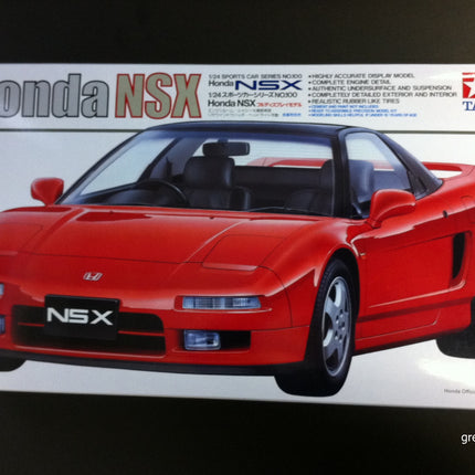 24100 Tamiya 1/24 Scale Model Car Kit Honda NSX Acura NSX Mugen DOHC Vtec