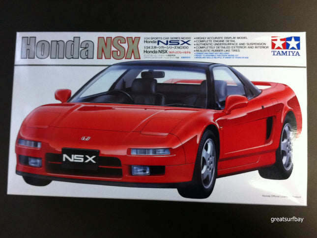 24100 Tamiya 1/24 Scale Model Car Kit Honda NSX Acura NSX Mugen DOHC Vtec