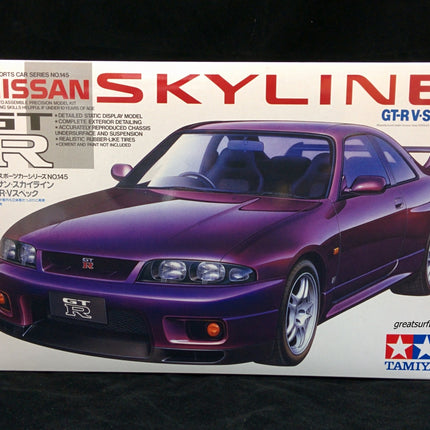 24145 Tamiya 1/24 Scale Model Car Kit Nissan GT-R R33 Skyline JDM
