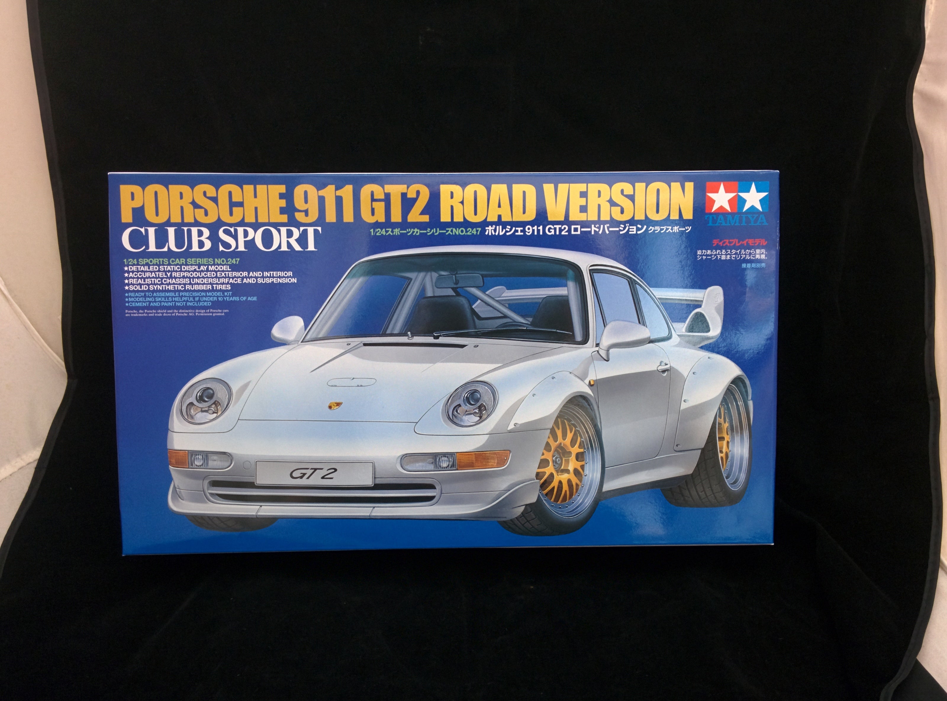 24247 Tamiya 1/24 Scale Model Car Kit Porsche GT2 Street Version