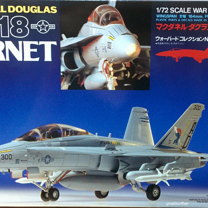 Tamiya 1/72 Model Plane Kit US Air Force F/A-18 Hornet USAF Tamiya 60702 USAirForce