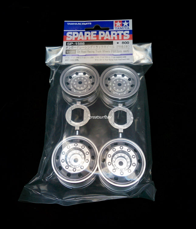 Tamiya 1/10 RC Car Part On Road Racing Truck Wheel Rim Set Tamiya 51588 RC Trucks Tires TT-01E TT-02 (Copy)