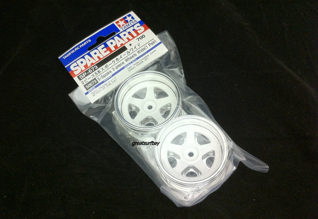 Tamiya 1/10 RC Car Part Touring Car 5Spoke Two piece Wide Wheel Set Tamiya 50673 RC Touring Car Rim