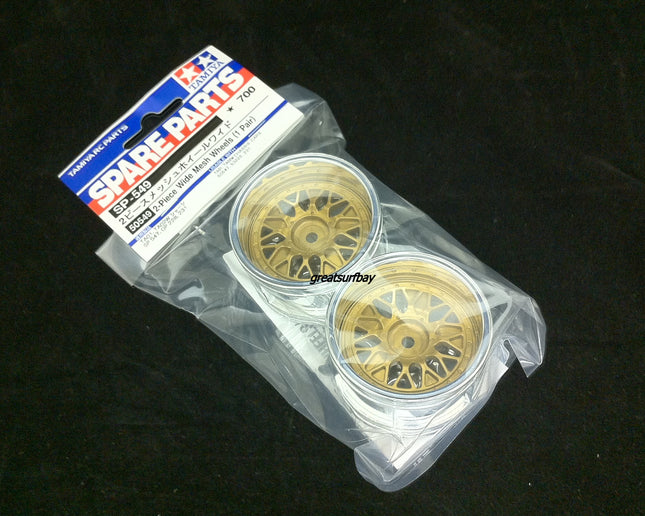 Tamiya 1/10 RC Car Part 2 Piece Mesh Wheels Rim Wide Set Tamiya 50549 RC Touring Car Rim