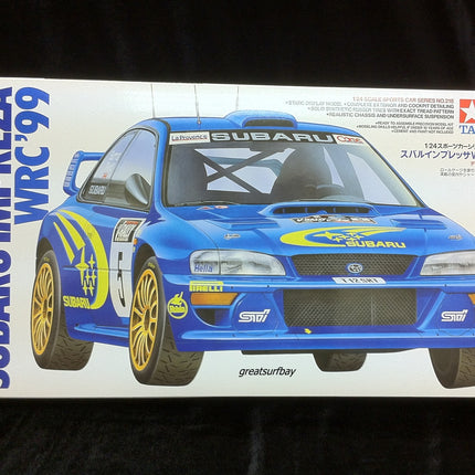 24218 Tamiya 1/24 Scale Model Car Kit Subaru Impreza WRX WRC 1999 JDM World Rally Champ