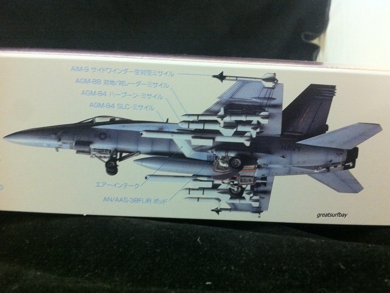 Tamiya 1/72 Model Plane Kit US Air Force F/A-18 SuperHornet USAF Tamiya 60746