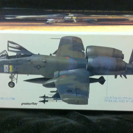 Tamiya 1/72 Model Plane Kit US Air Force A-10A Thunderbolt II Warthog USAF Tamiya 60744