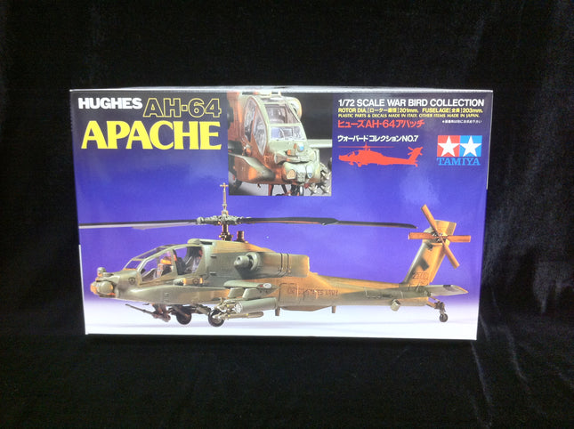 Tamiya 1/72 Model Kit US Air Force AH-64 Apache USAF Tamiya 60707 Model Helicopter