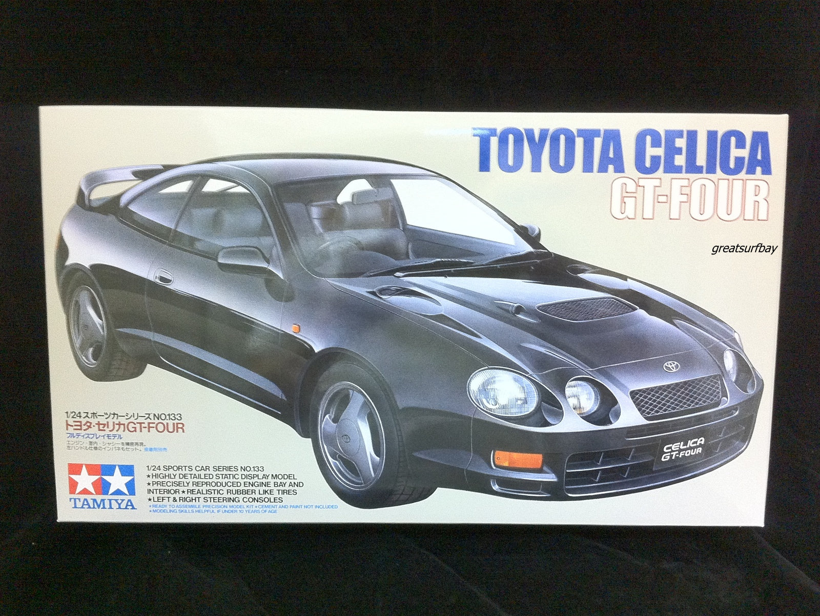 24133 Tamiya 1/24 Scale Model Car Kit Toyota Celica GT-Four WRC 3SGTE