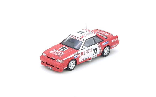 INNO64 1/64 Scale Diecast Car NISSAN SKYLINE GTS-R (R31) #23 "RICOH" JTCC 1988