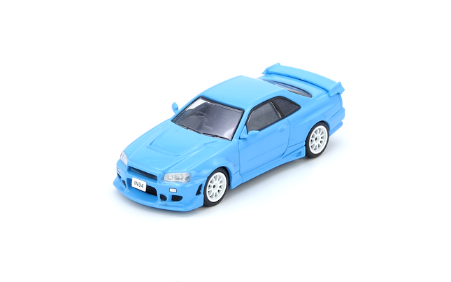 INNO64 1/64 Scale Diecast Car NISSAN SKYLINE GT-T Baby Blue - Hong Kong ToyCar Salon 2022 Event Edition
