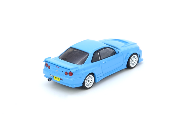 INNO64 1/64 Scale Diecast Car NISSAN SKYLINE GT-T Baby Blue - Hong Kong ToyCar Salon 2022 Event Edition