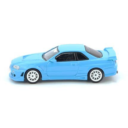 INNO64 1/64 Scale Diecast Car NISSAN SKYLINE GT-T Baby Blue - Hong Kong ToyCar Salon 2022 Event Edition