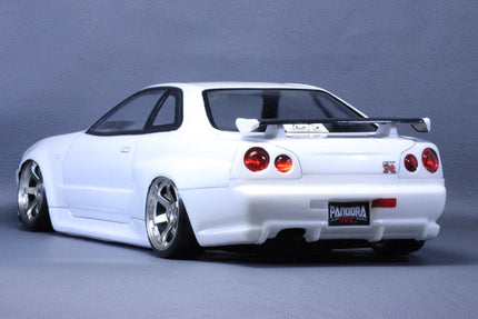 Pandora RC 1/10 Drift Car Body Set Nissan R34 GTR VSpecII PAB-3131 JDM D1GP Initial D Nismo Nissan GT-R