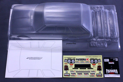 Pandora RC 1/10 Drift Car Body Set Toyota Corolla Van KE70 PAB-2159 JDM D1GP Tokyo Drift Toyota TRD