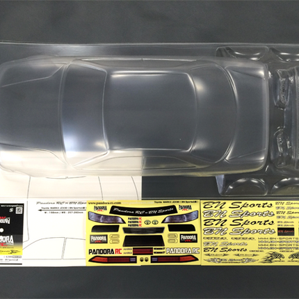 Pandora RC 1/10 Drift Car Body Set Toyota Mark2 JZX90 BN Sport PAB-3173 JDM D1GP Tokyo Drift Toyota TRD