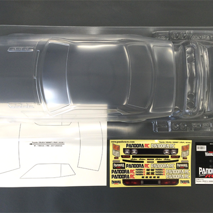 Pandora RC 1/10 Drift Car Body Set Toyota Celica 1600GT PAB-3174JDM D1GP Tokyo Drift TRD
