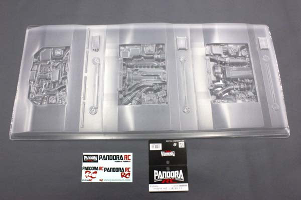 Pandora RC 1/10 Drift Car Body Engine Set PAI-801 for Pandora RC Body JDM D1GP RB/FA/SR