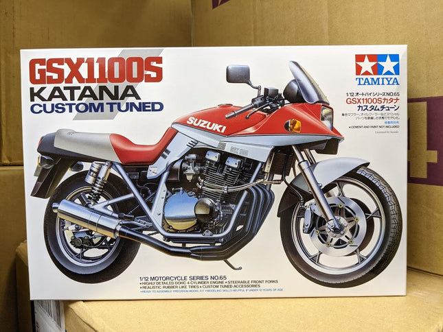 14065 Tamiya 1/12 Scale Model Bike Kit Suzuki GSX1100S Katana Custom Tuned Street Bike