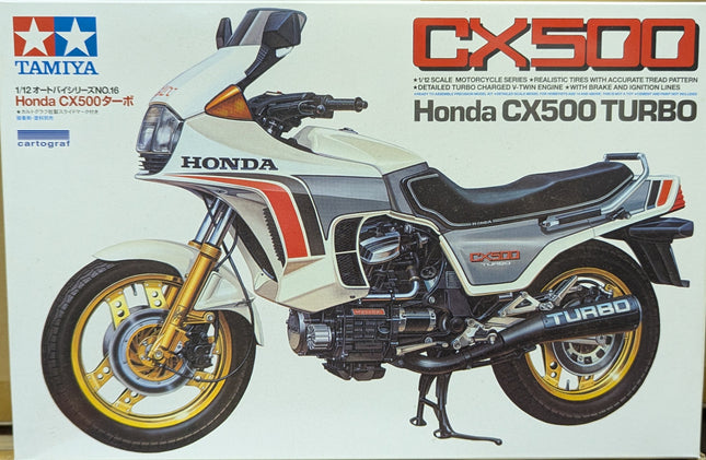 14016 Tamiya 1/12 Scale Model Bike Kit Honda CX500 Turbo