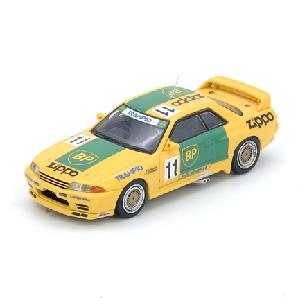 INNO64 1/64 Scale Diecast Car NISSAN SKYLINE GT-R (R32) #11 "BP OIL TRAMPIO" Inter TEC Fuji 1993 Winner