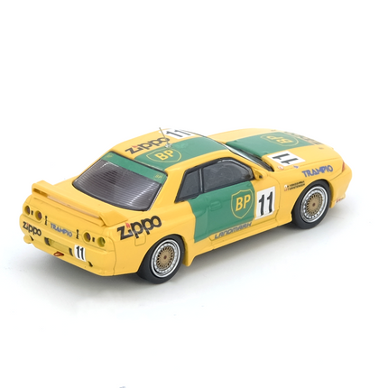 INNO64 1/64 Scale Diecast Car NISSAN SKYLINE GT-R (R32) #11 "BP OIL TRAMPIO" Inter TEC Fuji 1993 Winner