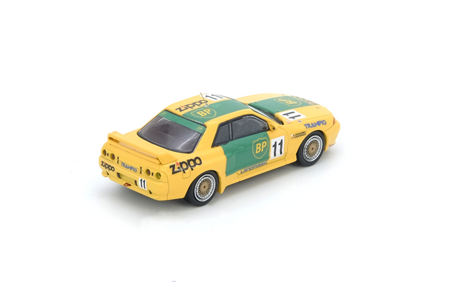INNO64 1/64 Scale Diecast Car NISSAN SKYLINE GT-R (R32) #11 "BP OIL TRAMPIO" Inter TEC Fuji 1993 Winner