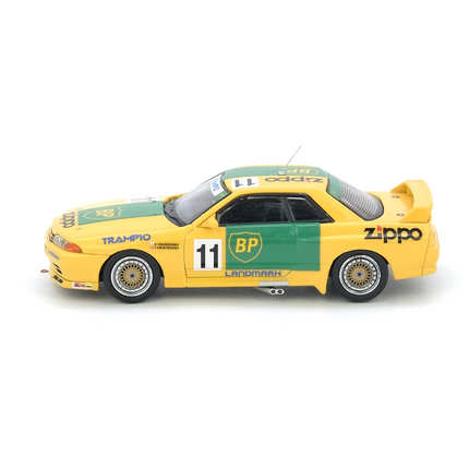 INNO64 1/64 Scale Diecast Car NISSAN SKYLINE GT-R (R32) #11 "BP OIL TRAMPIO" Inter TEC Fuji 1993 Winner